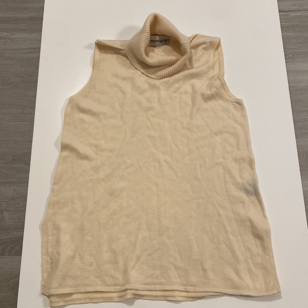 Cream Bloomingdale's Knit Turtleneck
